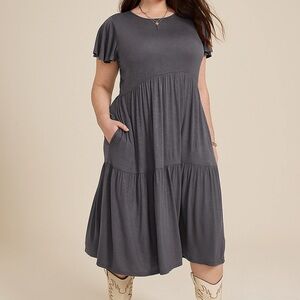 Maurices Olive Midi Dress